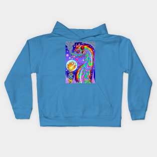 Colourful dragon Kids Hoodie